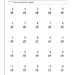 Printable 8 Times Table Worksheets Activity Shelter