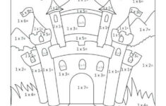 Printable Color By Number Multiplication Math Coloring Worksheets