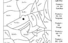 Printable Color By Number Multiplication Worksheets PDF Tim s Printables