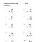 Printable Free Addition Worksheets For Kids PDF Download