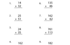 Printable Free Addition Worksheets For Kids PDF Download