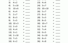 Printable Math Multiplication Worksheets For 3rd Grade Math
