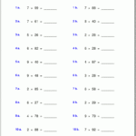 Printable Multiplication 2X2 PrintableMultiplication