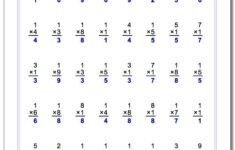 Printable Multiplication Drills Timed PrintableMultiplication