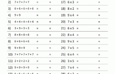 Printable Multiplication Facts Practice PrintableMultiplication