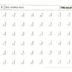 Printable Multiplication Mad Minute Printable Multiplication Flash Cards