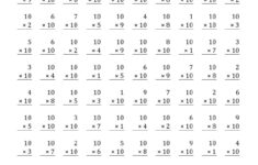 Printable Multiplication Math Worksheets PrintableMultiplication