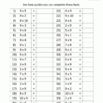 Printable Multiplication Table 9 Printable Multiplication Worksheets