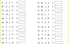 Printable Multiplication Table Chart Template In PDF Word 23