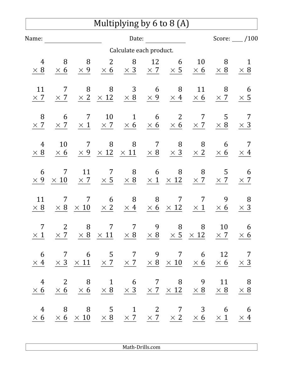 Printable Multiplication Worksheets 1 12 PrintableMultiplication