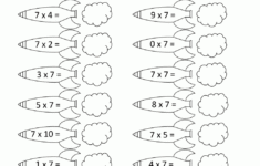 Printable Multiplication Worksheets 7S PrintableMultiplication