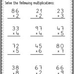 Printable Multiplication Worksheets For Grade 2 Profe Recursos