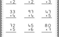 Printable Multiplication Worksheets For Grade 2 Profe Recursos
