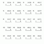 Printable Multiplication Worksheets For Grade 4 In PDF With Pictures