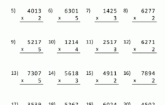 Printable Multiplication Worksheets For Grade 4 In PDF With Pictures