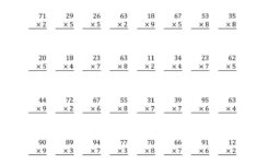Printable Multiplication Worksheets For Grade 5 Times Tables Worksheets