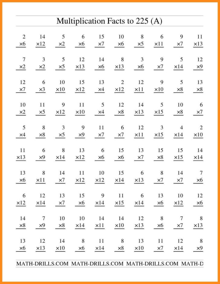 Multiplication 5th Grade Worksheet