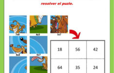 Puzle De Multiplicaciones Interactive Worksheet Multiplication
