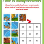Puzle De Multiplicaciones Interactive Worksheet Multiplication