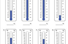 Reading Thermometers Worksheets Reading Worksheets Thermometer