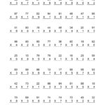 Second Grade Mathltiplication Worksheets 2nd For All Math