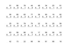 Second Grade Mathltiplication Worksheets 2nd For All Math