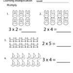 Second Grade Multiplication Worksheet