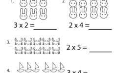 Second Grade Multiplication Worksheet