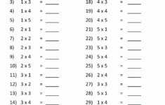 Second Grade Multiplication Worksheets Times Tables Worksheets