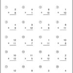 Simple Multiplication Worksheets Printable PDF