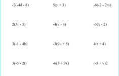 Simplify These Expressions Using The Distributive Property Great Basic