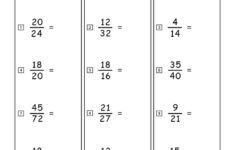Simplifying Fractions Worksheets Math Monks