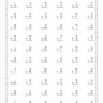Single Digit Multiplication Worksheets Times Tables Worksheets