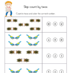 Skip Counting Worksheets For Kindergarten Pdf Skip Counting By 2s 5s