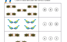 Skip Counting Worksheets For Kindergarten Pdf Skip Counting By 2s 5s