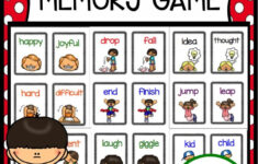 Synonyms Memory Game Memory Games Games For Grade 1 Game Happy
