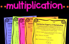 The Distributive Property Of Multiplication For Third grade Math Cov