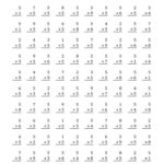 The Multiplying 1 To 9 By 5 A Math Worksheet From The
