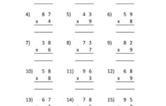 Third grade math worksheets multiplication 2 digits by 1 digit 6 gif