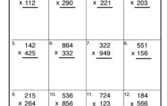 Three Digit Multiplication Worksheet Have Fun Teaching