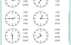 Time Grade 3 Math Worksheet In 2020 3rd Grade Math Worksheets Free