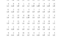 Times Table Worksheets 1 12 Activity Shelter