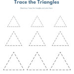 Triangle Tracing Worksheet AlphabetWorksheetsFree