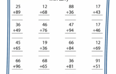 Two Digit Addition With Carryover KidsPressMagazine