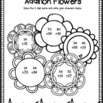 Two Digit Addition Worksheets No Regrouping Addition Coloring