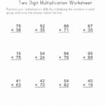 Two Digit Multiplication Worksheets Kids Learning Station Two Digit