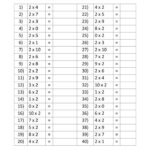 Two Times Table Worksheets Times Tables Worksheets Maths Times