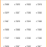 Useful Math Worksheets For Grade 5 Multiplication And Division In 7