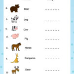 Worksheets Class 1 Animals Worksheets For Class 1 Animal