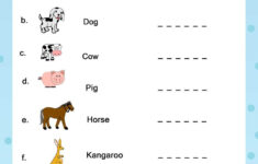Worksheets Class 1 Animals Worksheets For Class 1 Animal